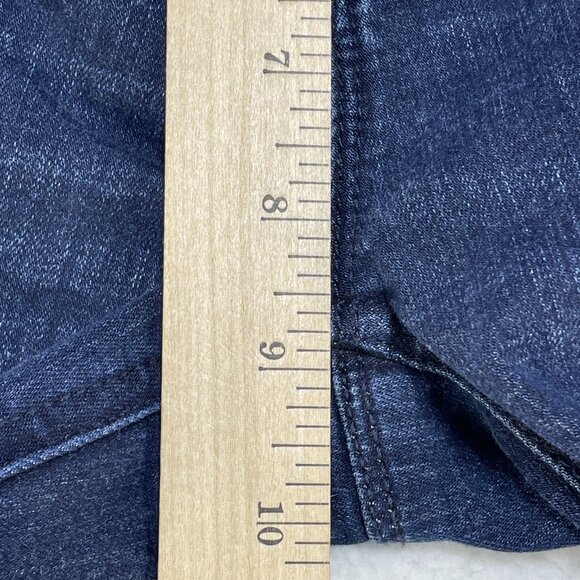 Chicos 00 Jeans Womens US Sz 2 Blue So Slimming Flared Mid Rise Dark Wash 27x29 - Picture 4 of 10